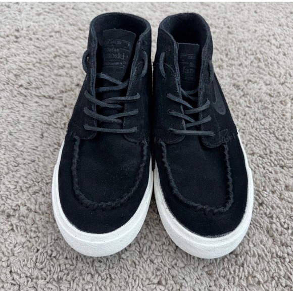 Nike SB Janoski Shoes Mens 5.5 Mid AQ7460 002‎ Black Suede Mid Top Skate Sneaker main image 5